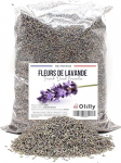 OLILLY - 1 kg - Harvest 2024 - Provence'i kuivatatud lavendlililled - Lavendel - (Lavandin Grosso, 1000 g)