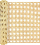 Viini Wicker M&uuml;&uuml;akse meetri kaupa 40 x 200 cm - Cane Webbing Rattan Roll DIY m&ouml;&ouml;bli kaunistamiseks - K&auml;sitsi valmistatud PE plastikust punutud matid rotangist k&auml;sit&ouml;&ouml;liste jaoks