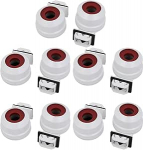 hankekaart Pakett 10 T5 luminofoorlampide hoidja G5 Base Bi-Pin Headstone Lamp Holder AC 500V 2A LED luminofoorlampide jaoks