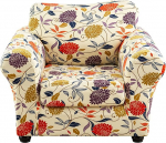 ARNTY Stretch diivanikatted 1/2 / 3 padjadele diivanite m&ouml;&ouml;bli katted koos t&auml;iustatud paksema Jacquard-kangaga (Flower Vines, 1 padi tooli diivanikatted)