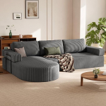 Magamisfunktsiooniga nurgadiivan, L-kujuline n&ouml;&ouml;rdiivan, kondita diivan, 75 cm istmega elutoa diivanvoodi, modulaarne diivanvoodi &uuml;marlaua longue'ga, hall