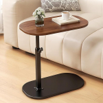 Laptop Lift Side Table C-kujuline k&uuml;lglaud Reguleeritav k&otilde;rgus 360&deg; p&ouml;&ouml;rlev lauaplaat libiseb voodi all kohvipoolne diivan diivan