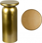 JONATHAN Y END1008B Miles 22.8" Mid-Century Modern Metal Drinks Table Slim Cylinder Gold elutuppa magamistuppa kontorisse vannituppa