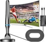 DVB-T2 siseantenn koos v&otilde;imendiga - suur leviala, 360&deg; vastuv&otilde;tt ja tugev magnetiline alus - &uuml;hildub 4K/1080p ja k&otilde;igi teleritega