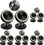 Vinabo Magnet Halterung Auto Handy mit 360&deg;Grad Drehung, Armaturenbrett Handyhalter mit Klebrige Basis, Universal Autozubeh&ouml;r Innenraum f&uuml;r Verschiedene Telefonmodelle, 2 St&uuml;cke (Packung mit 5)