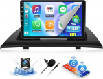 SIXWIN 2+64G Android 13 Carplay Android autoradio HiFi heliga BMW X3 E83 (2004-2012), HD 9-tolline puuteekraan koos GPS WiFi BT USB FM RDS raadioga + AHD tagurduskaamera + mikrofoniga