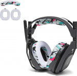 WC Mod Kit A50 - Cooling Gel Ear Pads + Headband Replacement for Astro A50 Gen 4, Gen 5 and A50X by Wicked Cushions | Parem mugavus, jahutus ja vastupidavus | 90's White