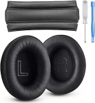 AHG Accessory House Global Asendusk&otilde;rvapadjad Cloud Alpha ja peapaelapadjad, mis &uuml;hilduvad Kingston HyperX Cloud Alpha/Alpha S k&otilde;rvaklappidega Lihtne DIY paigaldus / Eriti paks vaht /