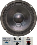 WOOFER PLUG & SOUND S-64 k&otilde;lar Mid Bass 16,50 cm 165 mm 6,5 tolli 50 Watt RMS 100 Watt Max impedants 4 Ohm 92 dB J&auml;ik vedrustus auto must 1 tk + 3 tasuta kleebised