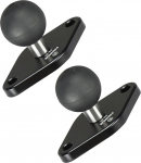 FANAUE Diamond Mounting Base &uuml;hildub RAM Mount B suurusega 1-tollise palli topelt baasvarrega, kruviaukude kaugus 1,912 tolli, vastab AMPS-i augumustrile vastavalt t&ouml;&ouml;stusstandardile,