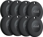 Lifemate Life Tag 8 Pack for Apple "Kus on?" V&otilde;rgustik - IP67 veekindel, 12 kuu aku, kadunud režiim heliga, lihtne sidumine lemmiklooma j&auml;lgimisseadmega