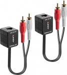 LINDY 100M Cat5/6 Stereo Audio Extender - Phono