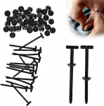 Lyreh 60 tk nailonist universaalne kaablipaelad, plastikust kaablipaelad 60 iselukustuva kaablipaela hoidjaga, kaabli kinnituse juhtimine igap&auml;evaseks autoremondiks