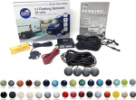 Dolphin Automotive VPS400 tagumise parkimisanduri komplekt 4 andurit koos pikenduste ja helihoiatusega (raudhall)
