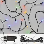 EMOS Connect System P&otilde;hikomplekt Standard j&otilde;uluvalgustid, 10 m muinasjututuled + 5 m &uuml;henduskaabel + toiteallikas koos taimeri, 100 LED, IP44 sise- ja v&auml;litingimustes kasutamiseks, mitmev&auml;rviline, 6/18 tundi.