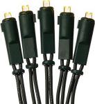 hellum 50-osaline 563511 LED Fairy Lights Indoor koos pistikuga, Fairy Lights j&otilde;ulupuu 50 sooja valge LED-iga, siseruumide Fairy Lights valgustatud pikkusega 7,35 m ja rohelise kaabliga < 59 lm