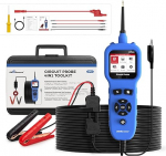 OBDResource Circuit Tester Diagnostic Tool Car, 4-in-1 0V-80V DC Test Lamp Voltage Tester Car with Injector Test/Multimeter/Oscilloscopes/Battery Tester for Car with Full Accessories