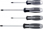 VESSEL MEGADORA IMPACTA PH2 PH3 PZ2 PZ3 Impact Screwdriver Set (4 Pieces)
