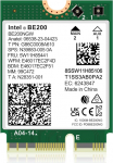 WiFi 7 Wireless Card Intel BE200 NGW, Bluetooth 5.4, 5800Mbps M.2/NGFF Network Support Windows 10/11 (64bit), Linux, Not Support AMD. Ideal for WiFi7/WiFi6E/WiFi6/WiFi5 Router and Wireless AP
