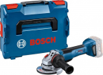 Bosch Professional 18V System Akku Winkelschleifer GWS 18V-10 P (inkl.Zusatzhandgriff, Schutzhaube, Schnellspannmutter, Aufnahmeflansch, L-BOXX-Einlage, L-BOXX, ohne Akku/ Ladeger&auml;t)