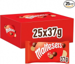 Maltesers &scaron;okolaadi suurpakend, 25 x 37 g, &scaron;okolaadipallid &scaron;okolaadiga, kommi kingiidee, &scaron;okolaadi suurpakend, minikott