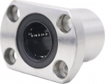 KHRKHHXLA 1PC Steel Cage Flange Linear Motion Bearing LMH6LGA/8/10/12/13/16/20/25/30/35/40/50LGA Linear Ball Bearings (LMH50LGA 50x80x192mm)