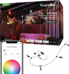 Nanoleaf Essentials Matter LED Fairy Lights Outdoor 30 m Starter Kit (RGBICW) - nutikas ja mitmev&auml;rviline 16 miljoni v&auml;rviga, IP65 veekindel, 40 timmitavat pirnide, WiFi, Bluetooth ja Matteriga