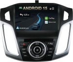 KEC 9" [2+64G] Android 15 Autoradio f&uuml;r Ford Focus 2011-2019-mit Wireless Apple CarPlay|Android Auto|Mirror Link|GPS Navigation|Bluetooth 5.0|WiFi |USB|Navi|FM+R&uuml;ckfahrkamera