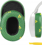 Geekria QuickFit asendusk&otilde;rvapadjad Skullcandy Crusher Wireless/Crusher EVO/Crusher ANC, Hesh3/HeshEVO/HeshANC, Venue ANC k&otilde;rvaklappidele, remondiosad (Zelda Green Triangle)