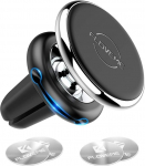 FLOVEME magnetiline auto telefonihoidik autokinnitus Air Vent magnet 4 metallplaati universaalne telefonihoidik autodele &uuml;hildub iPhone 11 8 7 X XR XS SE Samsung S20 S10 S9ga