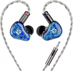 Yinyoo KBEAR SR8 IEM k&otilde;rvaklapid koos mikrofoniga, 1DD + 3BA h&uuml;briidjuhtmega k&otilde;rvaklapid muusikutele, HiFi juhtmega k&otilde;rvaklapid eemaldatav kaabel 5N OFC, IEMid m&auml;ngimiseks, audiofiilidele ja j&otilde;udlusele