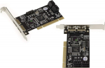 KALEA-INFORMATIQUE PCI kontrollerkaart 4+2 porti SATA eSATA koos SIL3114 kiibistikuga S&otilde;ltumatud v&otilde;i klastrilised draivid Raid 0 1 0+1