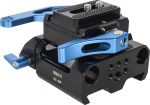 SIRUI 15mm Rod Rail baasplaat koos topeltvarraste klambriga, Arca-Swiss kiirkinnitusplaadi klamber, kaamera baasplaat, mis &uuml;hildub kaamera, statiiv, pea, stabilisaatoriga (SC-BP)