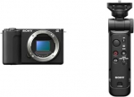 Sony Alpha ZV-E10 II APS-C peegelkaamera (4K60p video, 4:2:2 10-bit salvestused, 26MP, t&auml;iustatud digitaalne stabiliseerimine, reaalajas autofookus) + GPVPT3BT