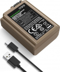NEEWER NP-FW50 asenduskaamera aku 1030 mAh Sony A6400 A6000 A7 II ZV-E10, 2,3 tundi turvalist kiirlaadimist USB C-t&uuml;&uuml;pi kaabliga A5100 A6100 A6300 A6500 A7R II A7S II BC-TRW aku A5100 A6100 A6300 A7R II A7S II jaoks