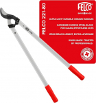 FELCO 221-80 Kahe k&auml;ega oksak&auml;&auml;rid 80 cm kogupikkusega, t&otilde;mmatav l&otilde;ikepea