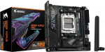 GIGABYTE B850I AORUS PRO emaplaat - toetab AMD Ryzen 9000 seeria protsessoreid, 8+2+1 faasi digitaalne VRM, kuni 8400MHz DDR5 (OC), 1xPCIe 5.0 + 1xPCIe 4.0 M.2, 2.5LAN, WiFi 7, USB 3.2 Gen 2.
