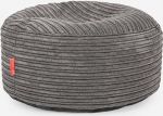 Lounge Pug Suur &uuml;mmargune jalahoob, pouf, Bean Bag Stool, Large, Corduroy Graphite Grey