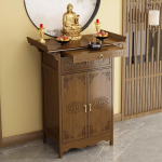 Buddha-Altartisch aus Bambus mit Schublade, chinesischer Meditationsnischenschrank, Heim-R&auml;uchertisch f&uuml;r spirituelle &Uuml;bungen, 80 x 40 x 108 cm (31,4 x 15,7 x 42,5 Zoll)