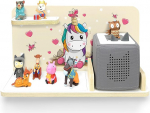 stadtecken&reg; laste riiul muusikakarbile, poni lahe motiiv, v&auml;ike, sobib Tonieboxile ja umbes 25 Tonile, kingiidee, raadiom&auml;ng, riputamiseks v&otilde;i seismiseks (Unicorn Baby, v&auml;ike)
