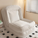 Reguleeritav p&otilde;randasuvila, 5-suunaline reguleeritav madrats, diivan t&auml;iskasvanutele, kokkupandav laisk diivan eemaldatava tehnilisest sametkangast kattega magamistuppa, elutuppa, korterisse, valge, 140 x 90 cm.