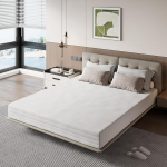 Novilla Matratze aus Memory-Schaum, f&uuml;r Doppelbett, 80 x 190 cm, 7 Zonen, ergonoomiline, mit Wellenschaum und Bambusfaser, hypoallergen, mittlere H&auml;rte, atmungsaktiv, H&ouml;he 16 cm