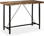 vidaXL massiivne taaskasutatud puidust baarilaua 150x70x107cm k&ouml;&ouml;gi s&ouml;&ouml;gim&ouml;&ouml;bel