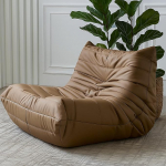 Pruun, Bean Bag Diivan p&otilde;randas diivan &Uuml;ksik diivan, p&otilde;randatool seljatoega, mugav laisk diivan, kondita diivanitool, siseruumide lugemistool, mugav istmepadi magamistuppa, elutuppa, elutuppa