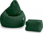 Loft 25 Gaming Bean Bag Outdoor Gaming Chair siseruumide elutuba v&auml;ljas veekindel Ergonoomiline disain keha toetamiseks vastupidav ja mugav (roheline)