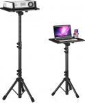 Projektori statiiv 23,5" kuni 46,5" s&uuml;learvuti statiiv k&otilde;rgus reguleeritav koos Gooseneck telefonihoidjaga S&uuml;learvuti p&otilde;randaplatvormi statiiv kontorile Kodulava stuudio DJ Racks Mount