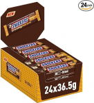 Snickers kreemjas maap&auml;hkliv&otilde;i, &scaron;okolaadipakend, piima&scaron;okolaad, topeltpala, 24 x 36,5g