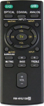 Vinabty asenduspult RM-ANU159 RMANU159 &uuml;hildub Sony audios&uuml;steemide ja Sony telerite mudelitega HTCT60, HT-CT60, SA-CT60, SACT60