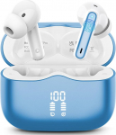Juhtmevabad Bluetooth k&otilde;rvaklapid, k&otilde;rvaklapid Bluetooth 5.4 koos 4 ENC m&uuml;rasummutusmikrofoniga, s&uuml;gav bass, 40 tundi m&auml;nguaega, juhtmevabad k&otilde;rvaklapid, IP7 veekindlad spordik&otilde;rvaklapid LED-ekraaniga
