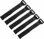 hankekaart Wiederverwendbare Batterie-Spanngurte, 0,8 x 8 cm, schwarz, Nylon, Mehrzweck-Batteriehalter, verstellbarer Gurt, Klettverschluss, f&uuml;r Quadcopter, FPV, RC, Drohne, Boot, Auto, 5 St&uuml;ck